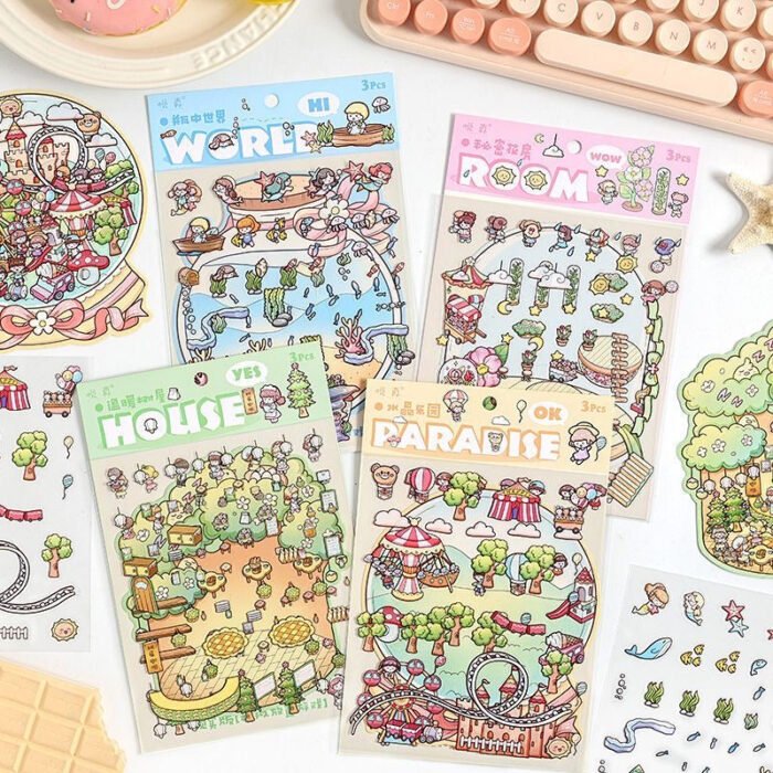 Qikawa Creation Landscape Stickers - 图片 5