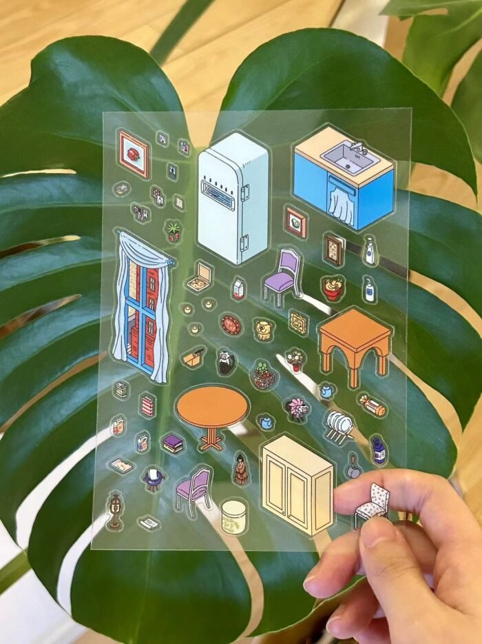 Friends Sticker Scene DIY Chandler's Living Room Monica’s Kitchen - 图片 7