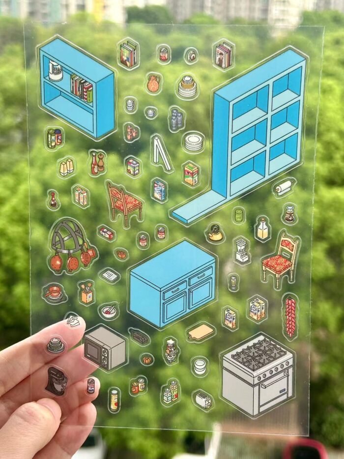 Friends Sticker Scene DIY Chandler's Living Room Monica’s Kitchen - 图片 6