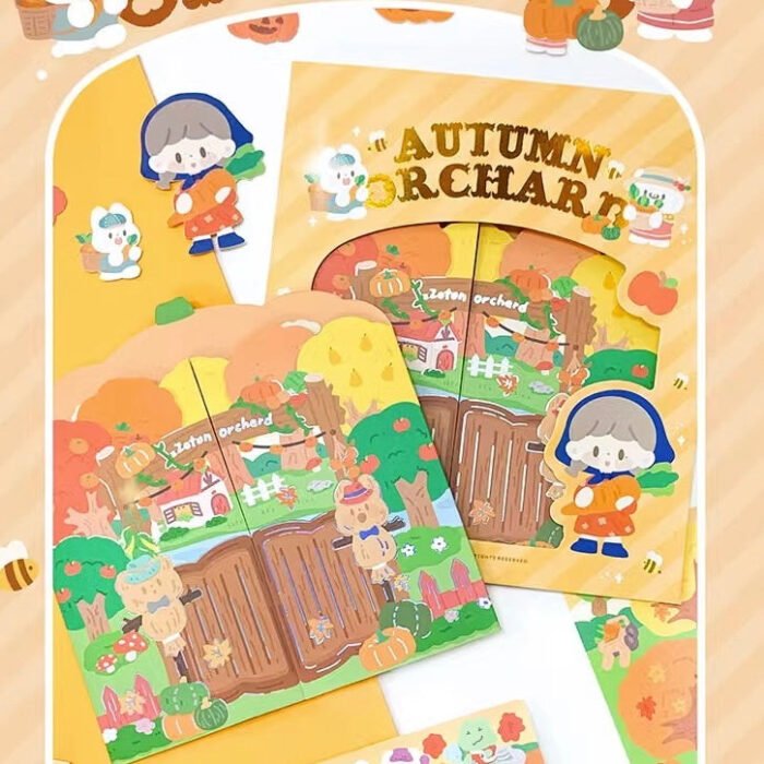 Qikawa DIY Halloween Sticker Scene Card - 图片 2