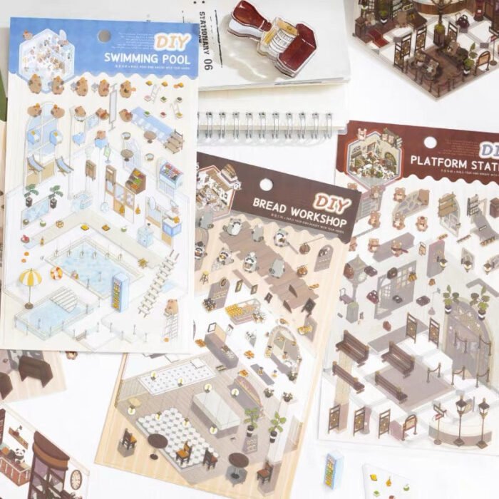 DIY Leisure Children's 3D Landscape Stickers - 图片 4