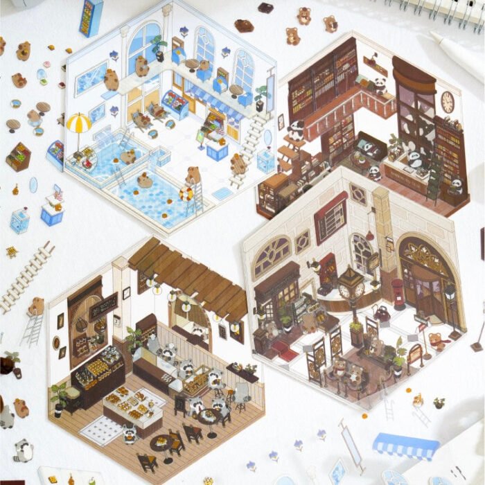 DIY Leisure Children's 3D Landscape Stickers