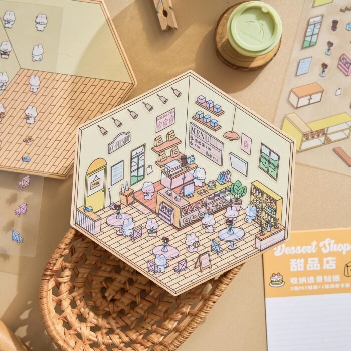 Qikawa DIY Miniature Sticker Scene - 图片 2