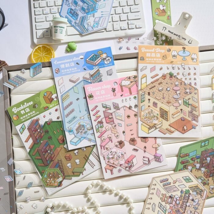 Qikawa DIY Miniature Sticker Scene - 图片 6