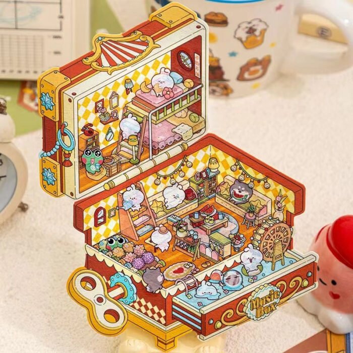 Qikawa DIY Make Miniature Sticker Scene - 图片 3