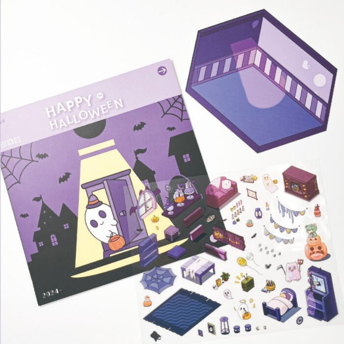 Qikawa DIY Halloween Scene Sticker - 图片 5