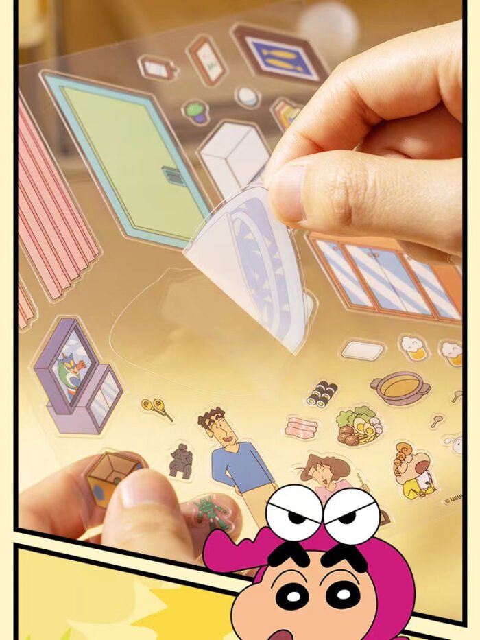 Qikawa DIY Japanese Anime 3D Sticker Scene - 图片 2