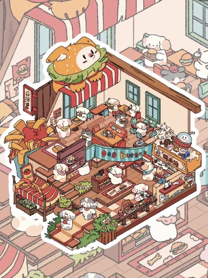 Qikawa Pre Sale 3D Landscape Sticker