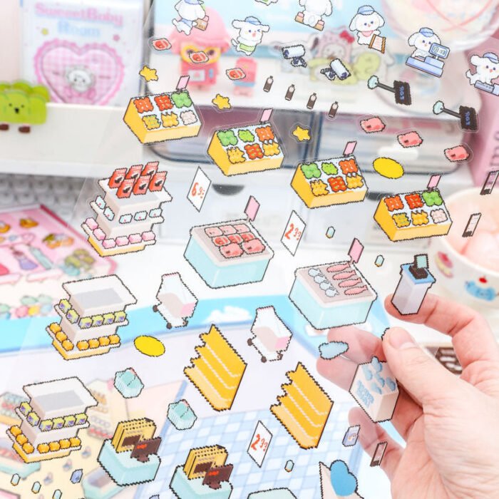 Qikawa DIY Transparent Scrapbooking Clipping Decal - 图片 2