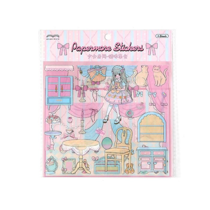 Qikawa DIY Romantic Room Scene Sticker - 图片 4