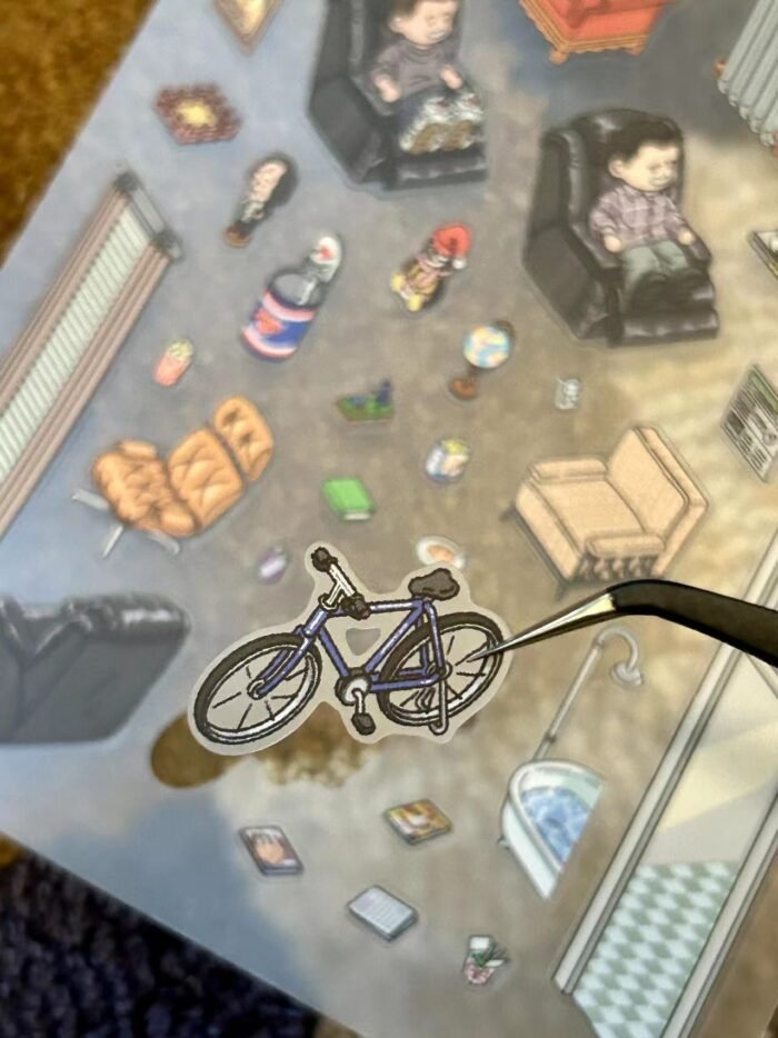 Friends Sticker Scene DIY Chandler's Living Room Monica’s Kitchen - 图片 3