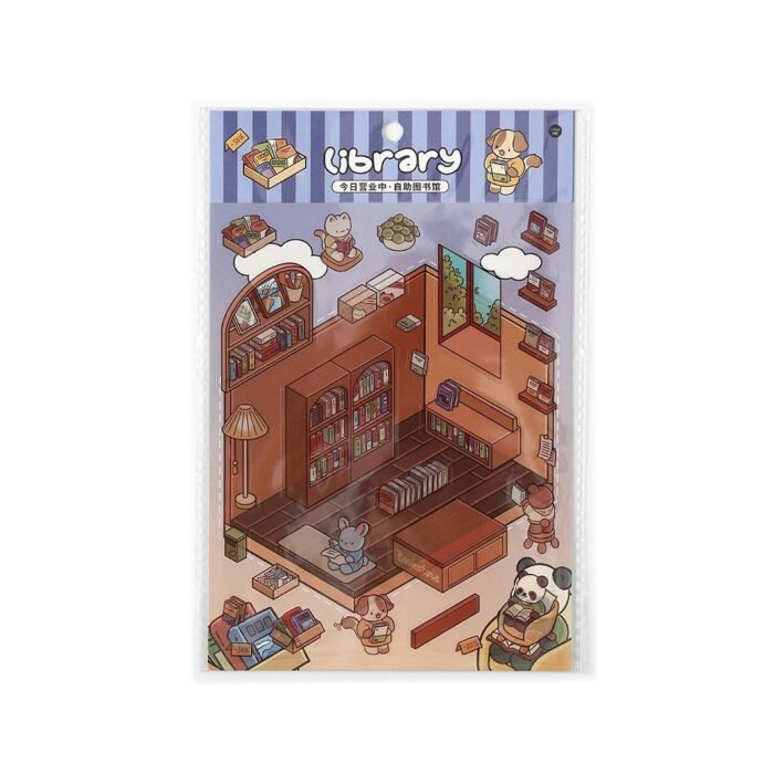 Qikawa DIY Sunshine House Scene Stickers - 图片 5