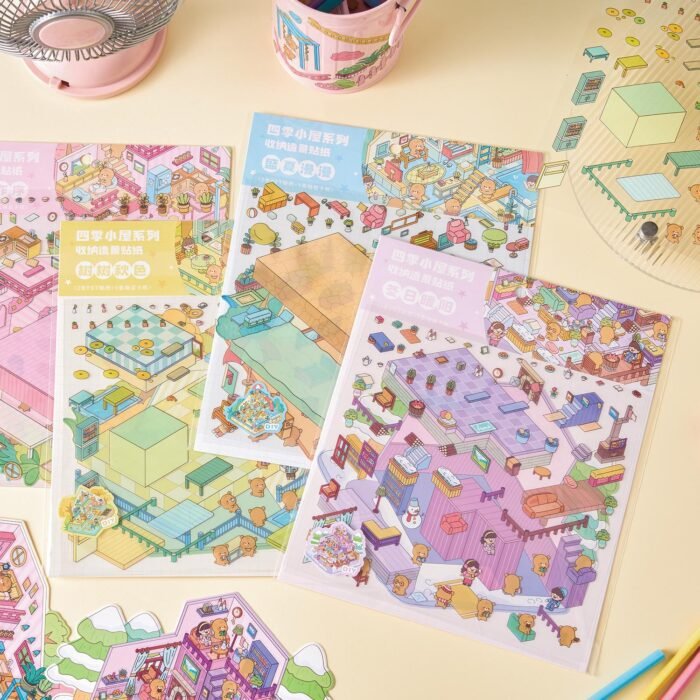 3D miniature scene three-dimensional stickers - 图片 3