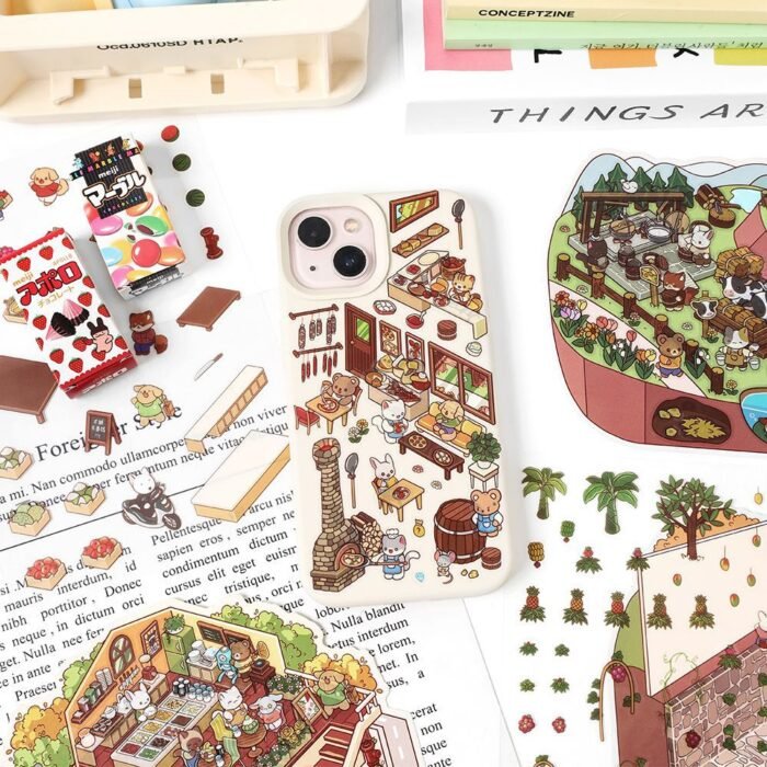 Qikawa 3D Landscaping Sticker Fun House Construction - 图片 4