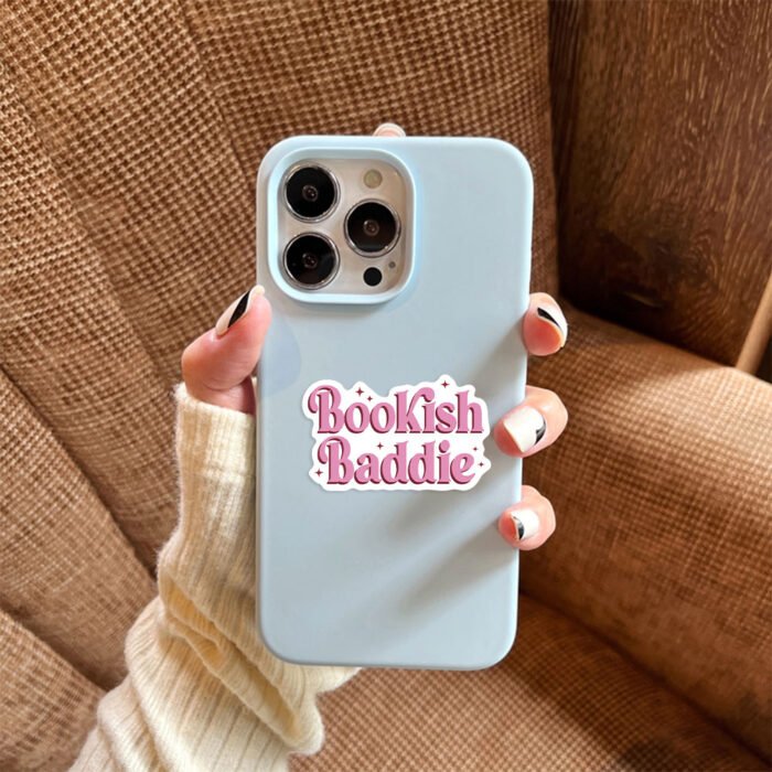 50 Pink Bookish Graffiti Stickers - 图片 8