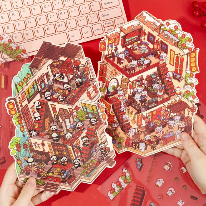 New Year's Landscape Sticker Scene Large Advanced Edition - 图片 6