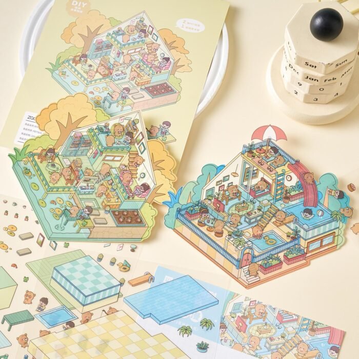 3D miniature scene three-dimensional stickers - 图片 2