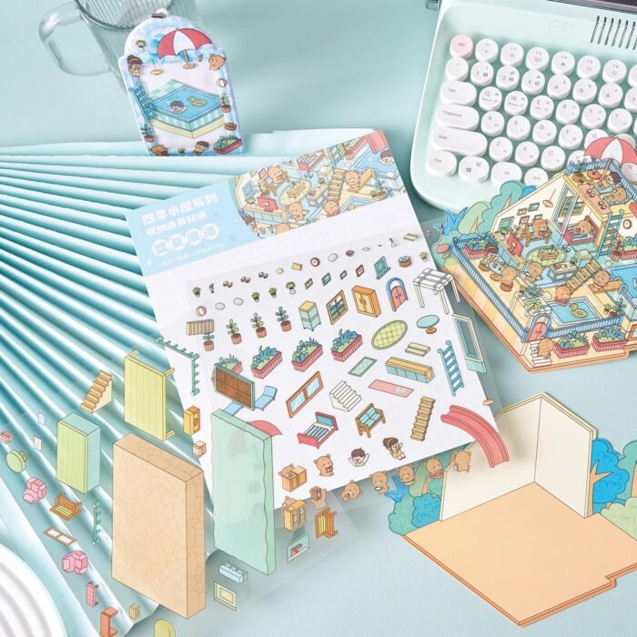 3D miniature scene three-dimensional stickers - 图片 4