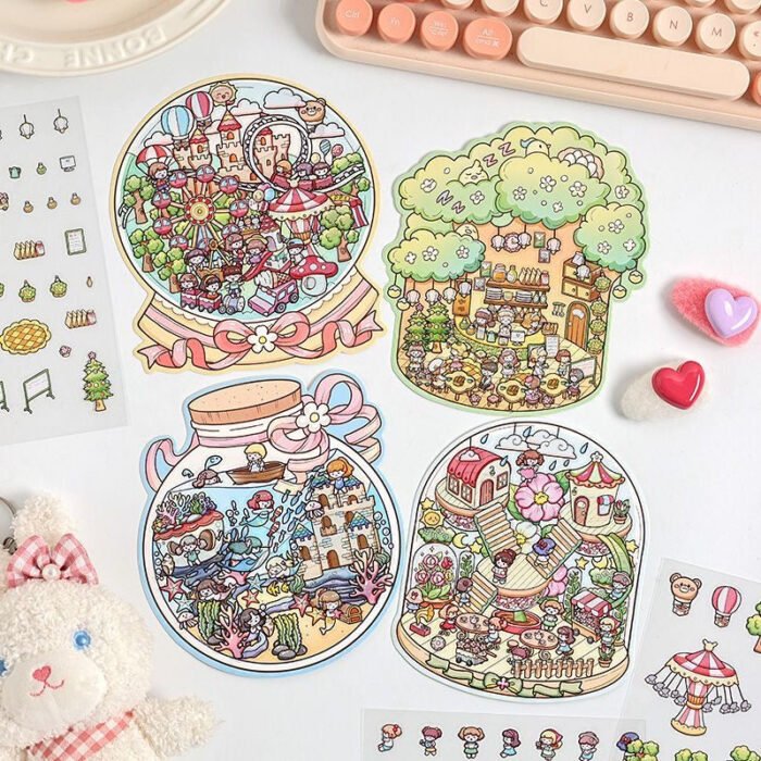 Qikawa Creation Landscape Stickers