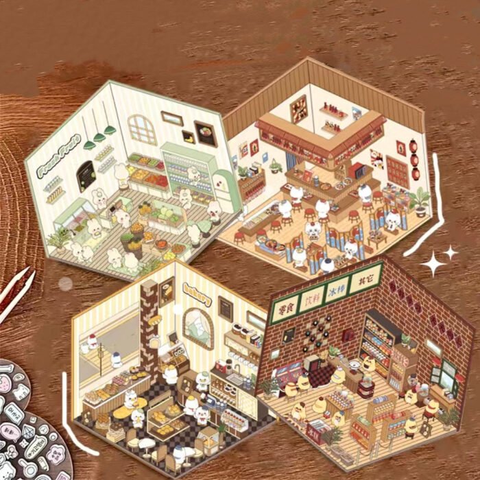 3D Sticker House
