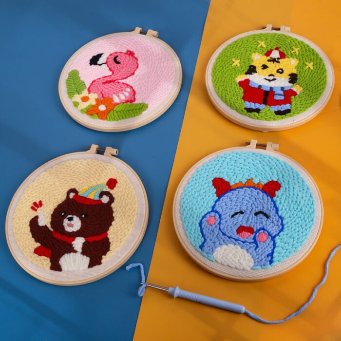 DIY Hand Embroidery Painting Kit - 图片 3